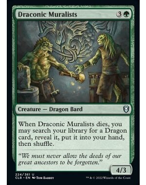 Magic: The Gathering Draconic Muralists (224) Near Mint