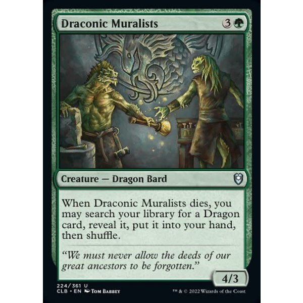 Magic: The Gathering Draconic Muralists (224) Near Mint