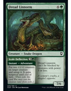 Magic: The Gathering Dread Linnorm (225) Near Mint Foil
