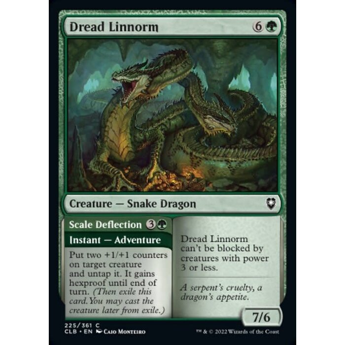 Magic: The Gathering Dread Linnorm (225) Near Mint Foil
