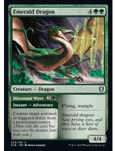 Magic: The Gathering Emerald Dragon (229) Near Mint Foil