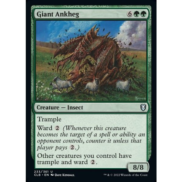 Magic: The Gathering Giant Ankheg (233) Near Mint Foil