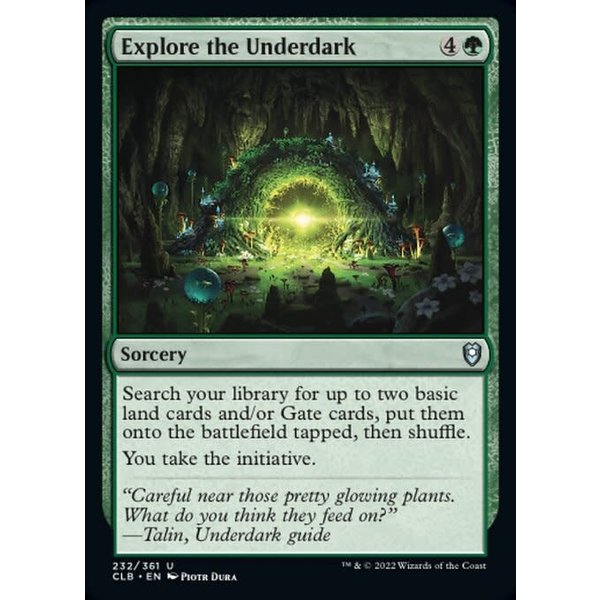 Magic: The Gathering Explore the Underdark (232) Near Mint Foil