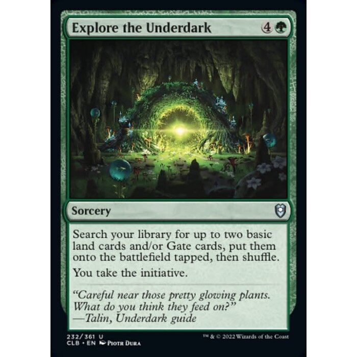 Magic: The Gathering Explore the Underdark (232) Near Mint Foil