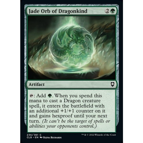 Magic: The Gathering Jade Orb of Dragonkind (236) Near Mint