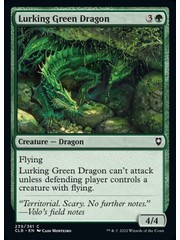 Magic: The Gathering Lurking Green Dragon (239) Near Mint Foil
