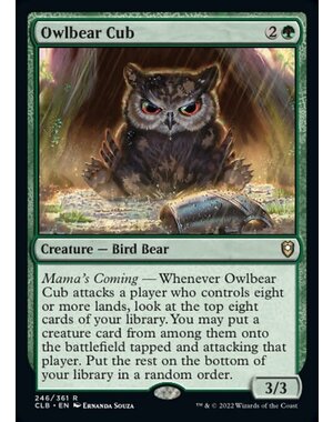 Magic: The Gathering Owlbear Cub (246) Near Mint