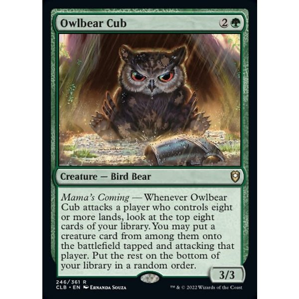 Magic: The Gathering Owlbear Cub (246) Near Mint