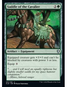 Magic: The Gathering Saddle of the Cavalier (251) Near Mint Foil
