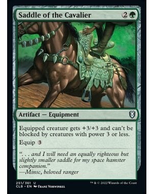 Magic: The Gathering Saddle of the Cavalier (251) Near Mint Foil