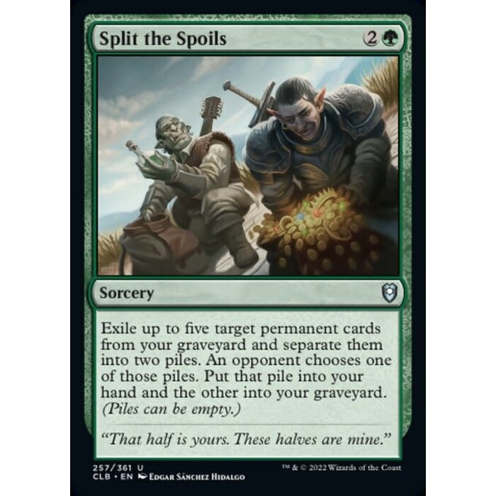 Magic: The Gathering Split the Spoils (257) Near Mint
