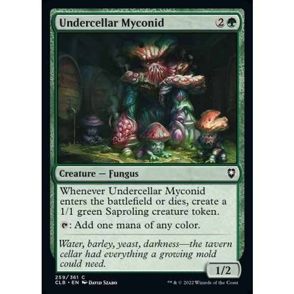 Magic: The Gathering Undercellar Myconid (259) Near Mint