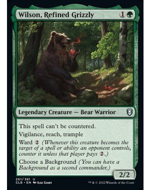 Magic: The Gathering Wilson, Refined Grizzly (261) Near Mint Foil