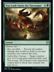 Magic: The Gathering You Look Upon the Tarrasque (262) Near Mint