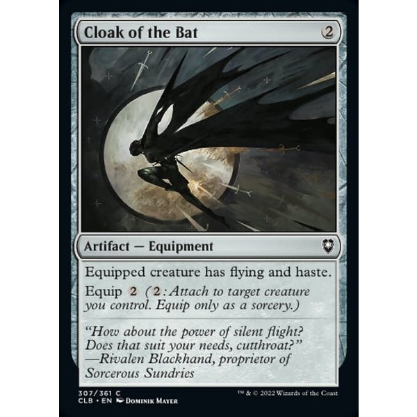 Magic: The Gathering Cloak of the Bat (307) Near Mint Foil