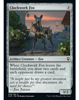 Magic: The Gathering Clockwork Fox (308) Near Mint