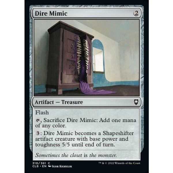 Magic: The Gathering Dire Mimic (310) Near Mint Foil
