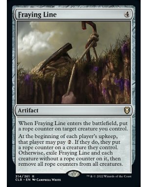 Magic: The Gathering Fraying Line (314) Near Mint Foil