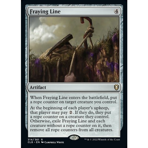 Magic: The Gathering Fraying Line (314) Near Mint Foil