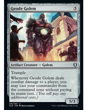 Magic: The Gathering Geode Golem (316) Near Mint Foil