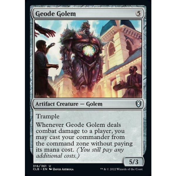 Magic: The Gathering Geode Golem (316) Near Mint Foil