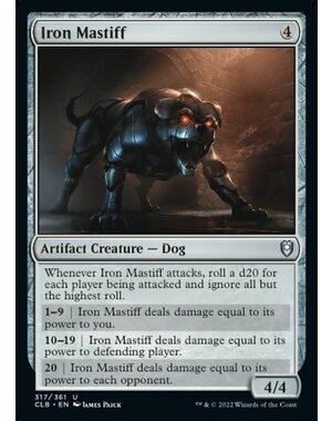 Magic: The Gathering Iron Mastiff (317) Near Mint Foil