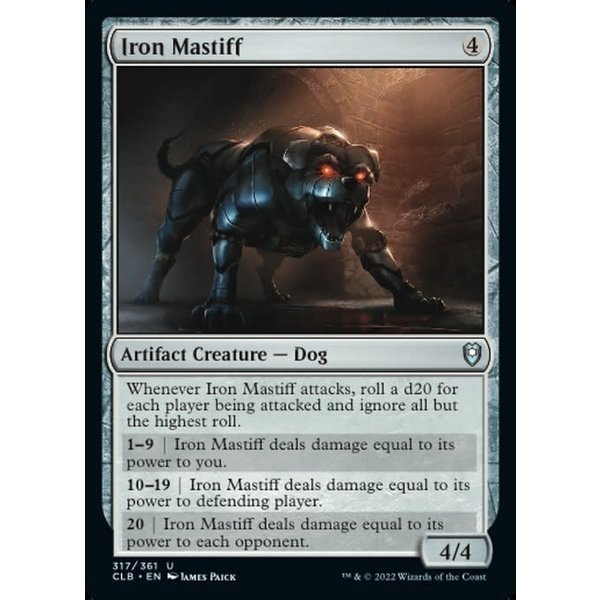 Magic: The Gathering Iron Mastiff (317) Near Mint Foil