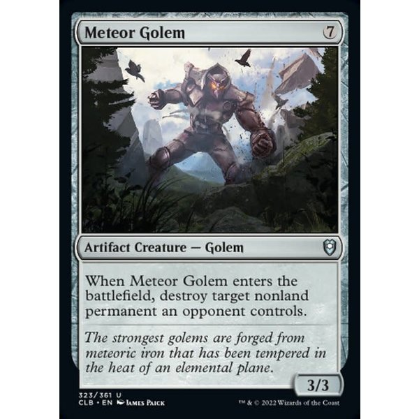 Magic: The Gathering Meteor Golem (323) Near Mint