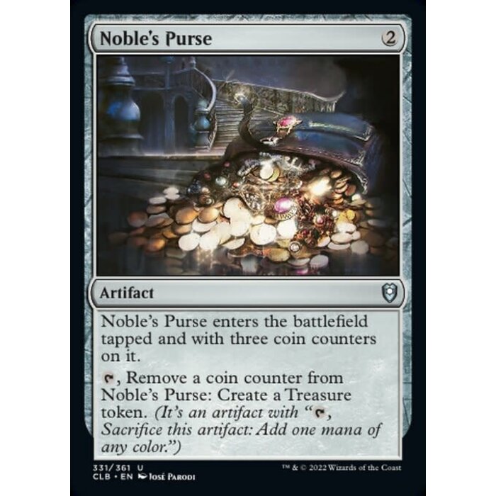 Magic: The Gathering Noble's Purse (331) Near Mint