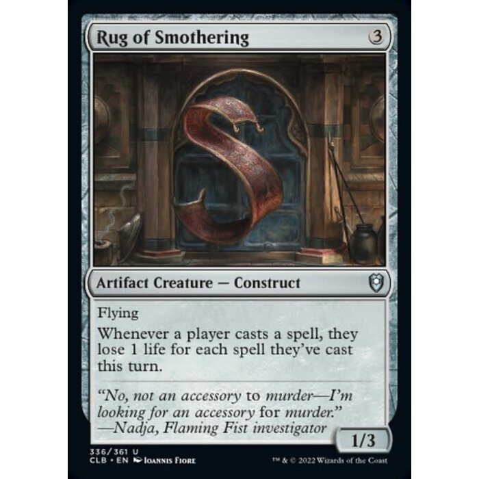 Magic: The Gathering Rug of Smothering (336) Near Mint