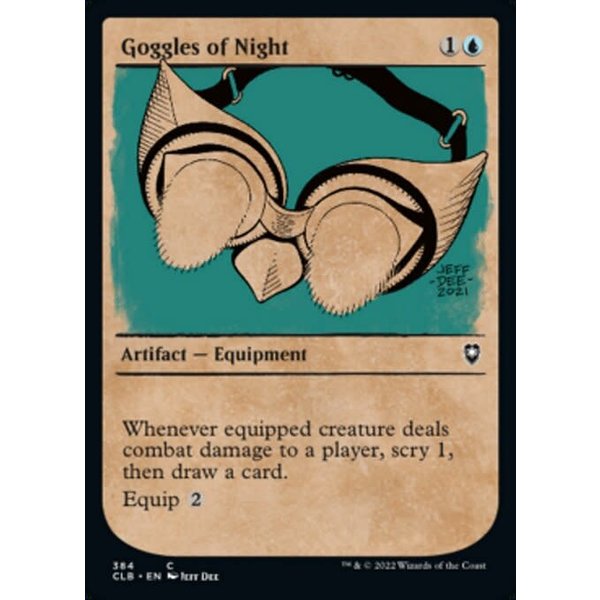 Magic: The Gathering Goggles of Night (Showcase) (384) Near Mint Foil