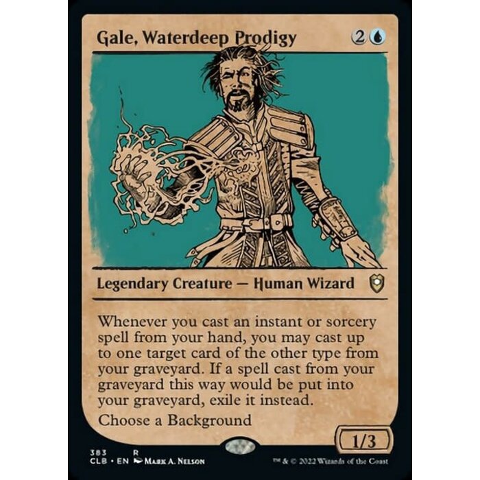 Magic: The Gathering Gale, Waterdeep Prodigy (Showcase) (383) Near Mint