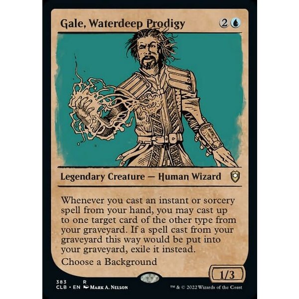 Magic: The Gathering Gale, Waterdeep Prodigy (Showcase) (383) Near Mint Foil