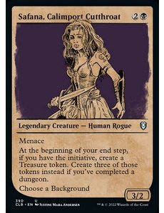 Magic: The Gathering Safana, Calimport Cutthroat (Showcase) (390) Near Mint Foil