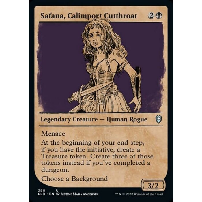 Magic: The Gathering Safana, Calimport Cutthroat (Showcase) (390) Near Mint Foil