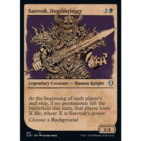 Magic: The Gathering Sarevok, Deathbringer (Showcase) (391) Near Mint