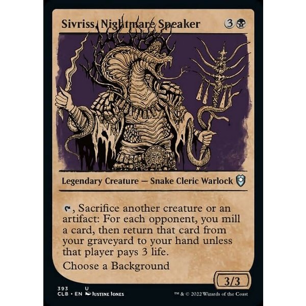 Magic: The Gathering Sivriss, Nightmare Speaker (Showcase) (393) Near Mint Foil