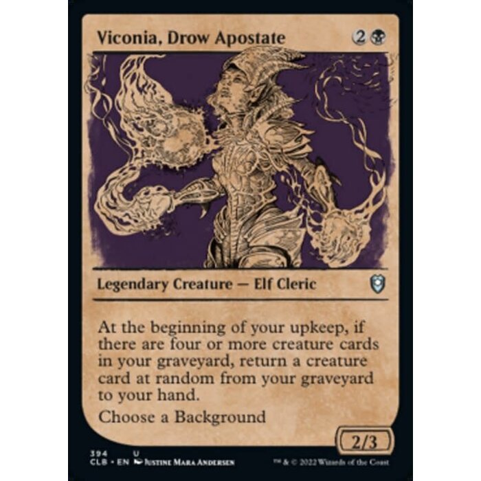 Magic: The Gathering Viconia, Drow Apostate (Showcase) (394) Near Mint Foil