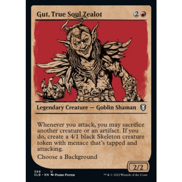 Magic: The Gathering Gut, True Soul Zealot (Showcase) (399) Near Mint Foil