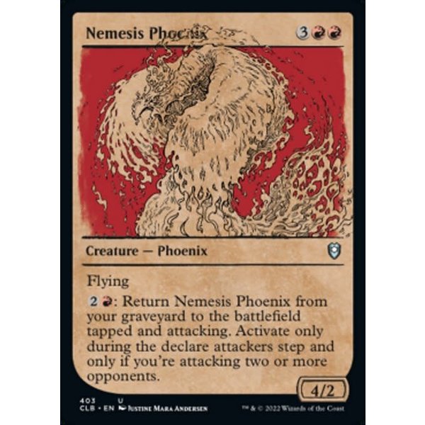 Magic: The Gathering Nemesis Phoenix (Showcase) (403) Near Mint