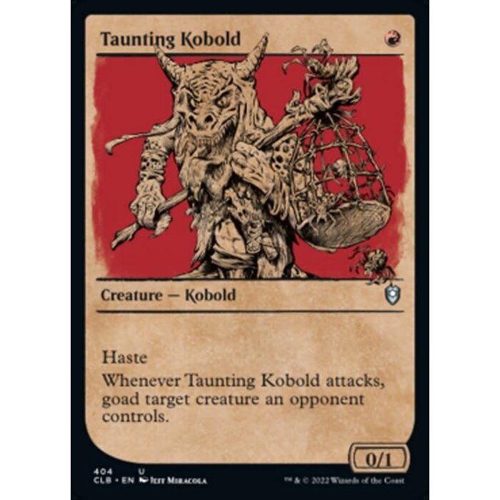 Magic: The Gathering Taunting Kobold (Showcase) (404) Near Mint