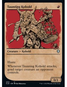 Magic: The Gathering Taunting Kobold (Showcase) (404) Near Mint Foil
