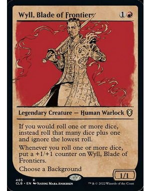 Magic: The Gathering Wyll, Blade of Frontiers (Showcase) (405) Near Mint