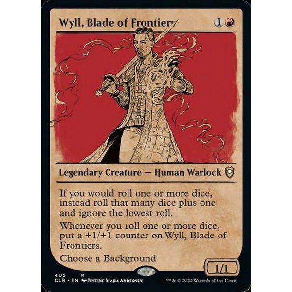 Magic: The Gathering Wyll, Blade of Frontiers (Showcase) (405) Near Mint