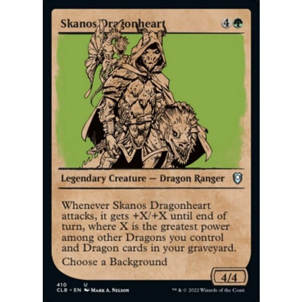 Magic: The Gathering Skanos Dragonheart (Showcase) (410) Near Mint