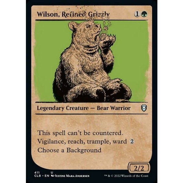 Magic: The Gathering Wilson, Refined Grizzly (Showcase) (411) Near Mint