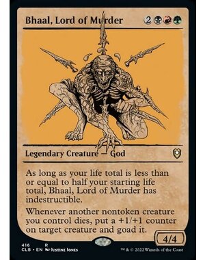 Magic: The Gathering Bhaal, Lord of Murder (Showcase) (416) Near Mint