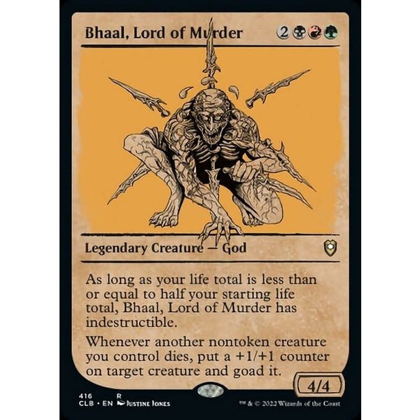 Magic: The Gathering Bhaal, Lord of Murder (Showcase) (416) Near Mint