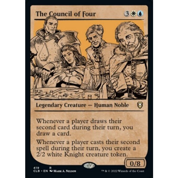Magic: The Gathering The Council of Four (Showcase) (419) Near Mint