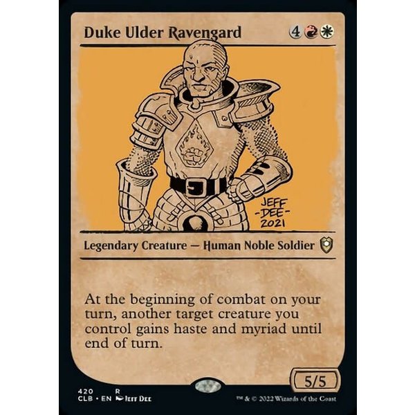 Magic: The Gathering Duke Ulder Ravengard (Showcase) (420) Near Mint